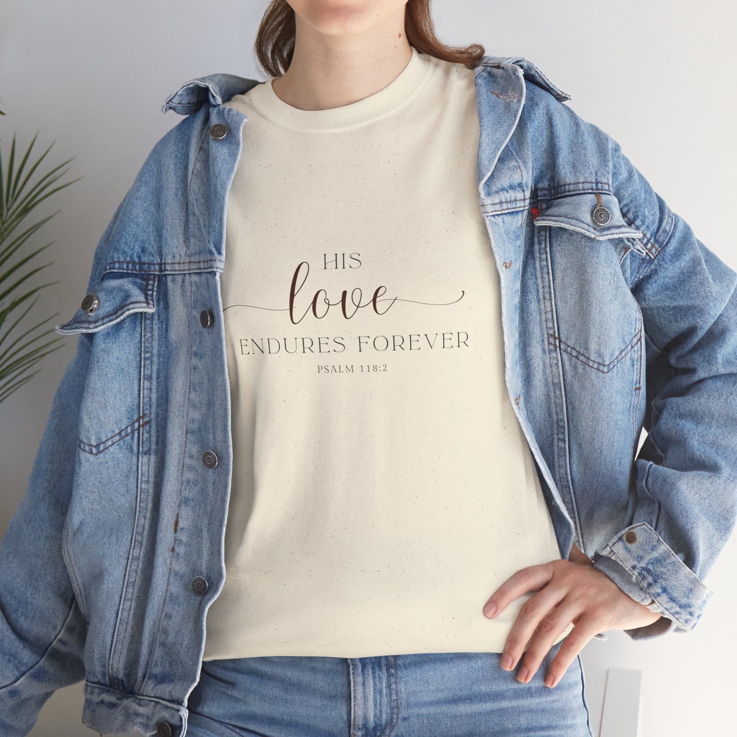 Soulful Tee - Inspirational Unisex Cotton Shirt - Psalm 118:2