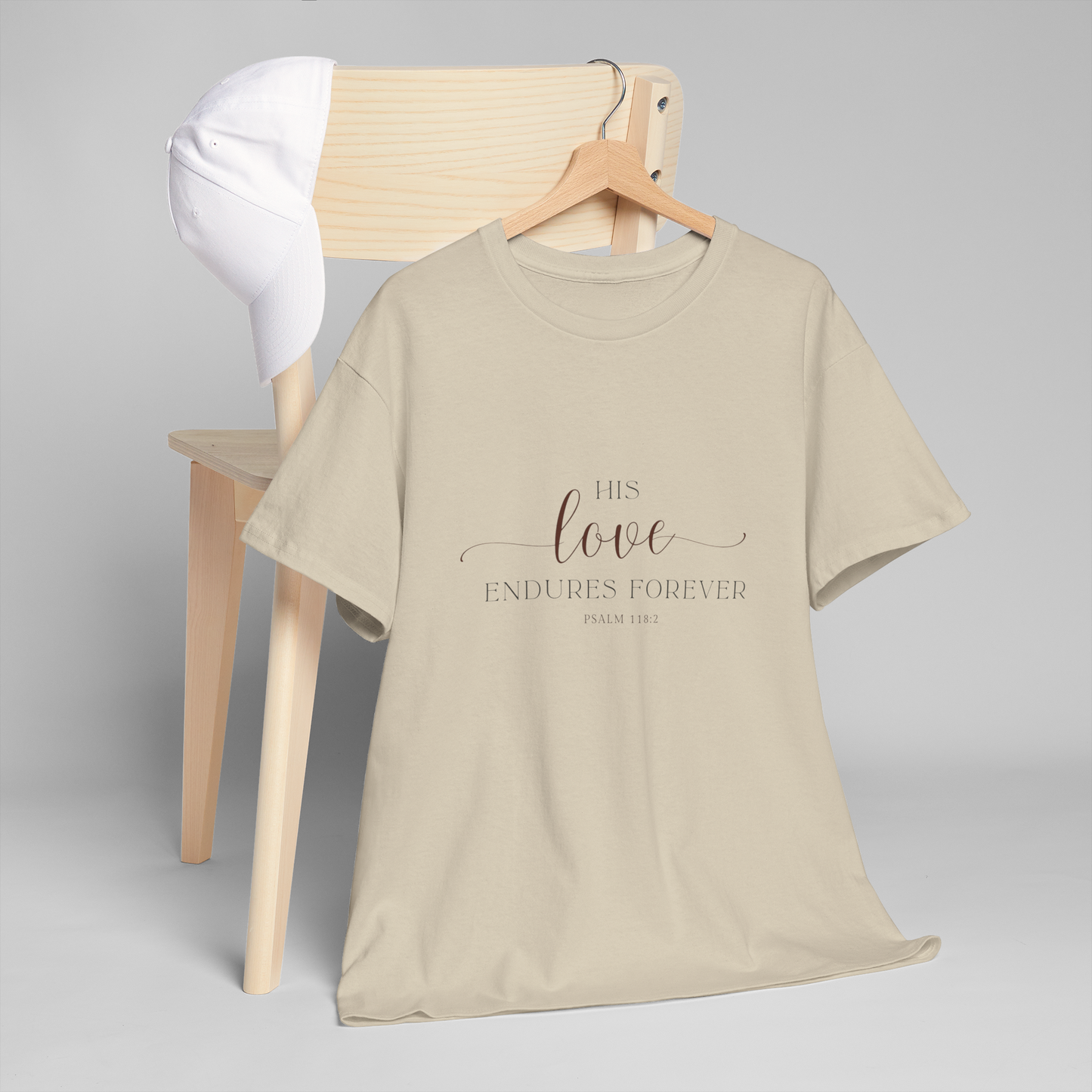 Soulful Tee - Inspirational Unisex Cotton Shirt - Psalm 118:2