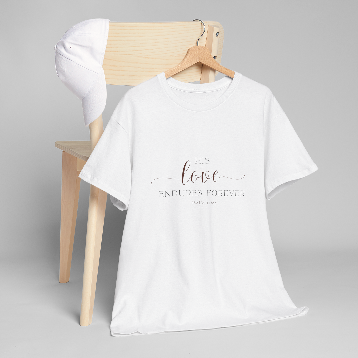 Soulful Tee - Inspirational Unisex Cotton Shirt - Psalm 118:2