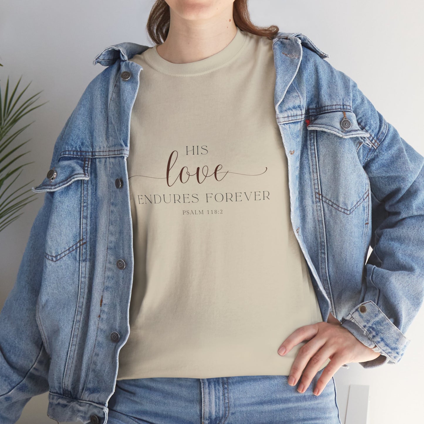 Soulful Tee - Inspirational Unisex Cotton Shirt - Psalm 118:2